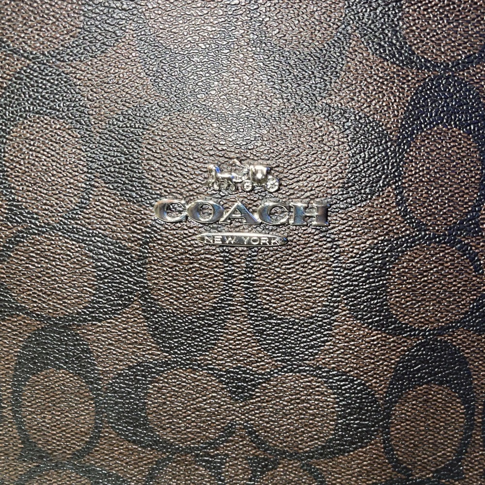Coach Nina Tote Bag In Signature Canvas - Picture 10 of 14